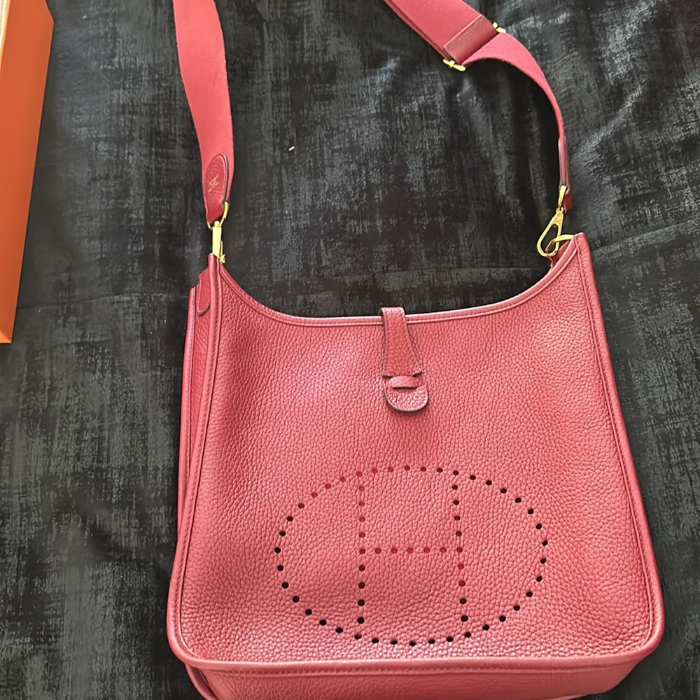 Hermes red Evelyne 29. Perfect. - Picture 11 of 13
